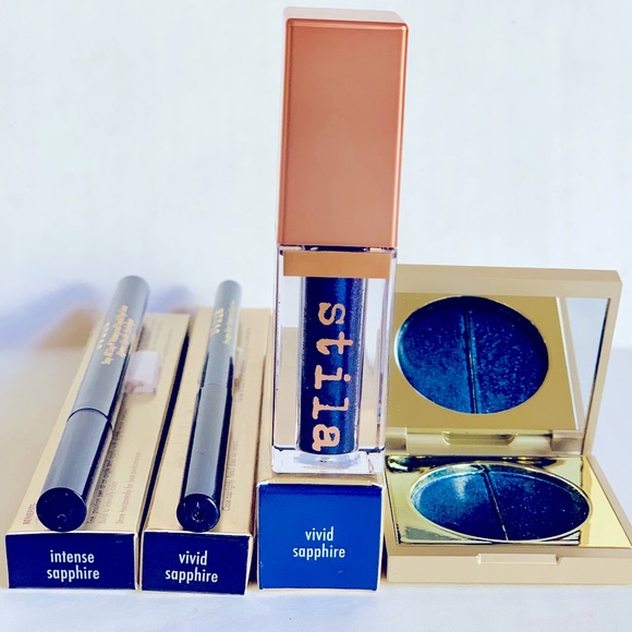 Stila Other - VIVID SAPPHIRE BUNDLE OF 4 FULL SIZE NWT